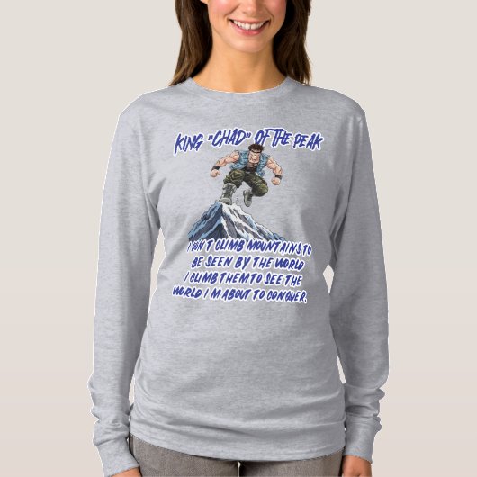 KONING ‘CHAD’ VAN DE PEAK” T-SHIRT (Voorkant)