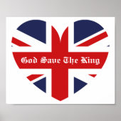 Koning Charles 111 /God Red de koning Poster (Voorkant)