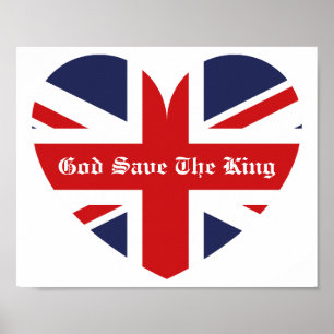 Koning Charles 111 /God Red de koning Poster