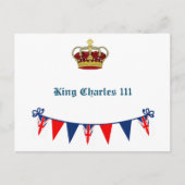 Koning Charles 111 Kroon Feestdagenkaart (Voorkant)