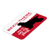 Koning Charles Cavalier Cocker Go Potty Magnet Magneet (Linkerzijde)