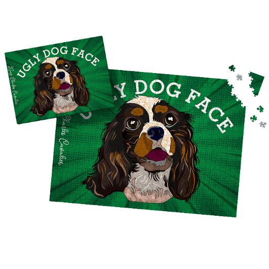 Koning Charles Cavalier lelijke hond 1000 stuk Legpuzzel