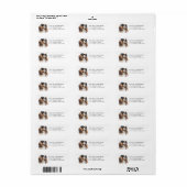 Koning Charles Cavalier Retouradreslabels Etiket (Full Sheet)