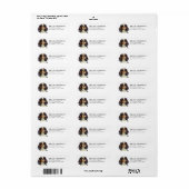 Koning Charles Cavalier Retouradreslabels Etiket (Full Sheet)