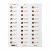 Koning Charles Cavalier Retouradreslabels Etiket (Full Sheet)