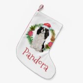 Koning Charles Cavalier spaniel II Kerstmis  Kleine Kerstsok (Voorkant (Hangend))