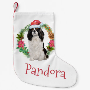 Koning Charles Cavalier spaniel II Kerstmis  Kleine Kerstsok