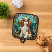 Koning Charles Cavalier Spaniel Pot Houders (Top down)