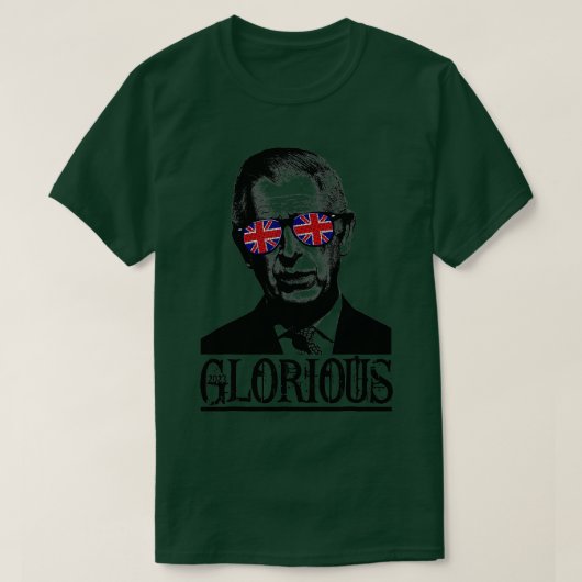 Koning Charles Coronation 2023 T-shirt (Design voorkant)