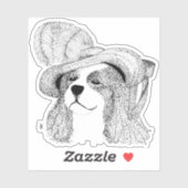 Koning Charles en het Fancy Pet Sticker (Vel)