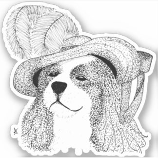 Koning Charles en het Fancy Pet Sticker