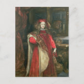 Koning Charles II van Spanje Briefkaart (Voorkant)