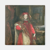 Koning Charles II van Spanje Magneet (Voorkant)