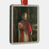 Koning Charles II van Spanje Metalen Ornament (Rechts)