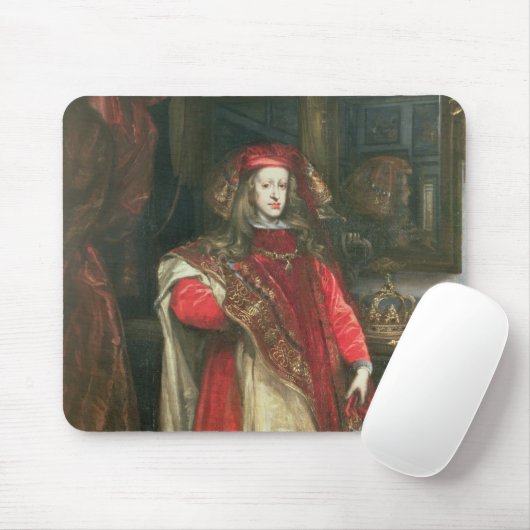 Koning Charles II van Spanje Muismat (Met muis)