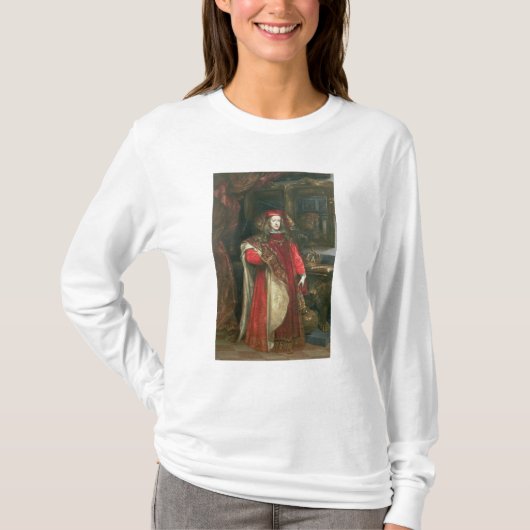 Koning Charles II van Spanje T-shirt (Voorkant)