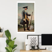 Koning Charles III (1716-88) als jager, 1786/88 Poster (Thuiskantoor)