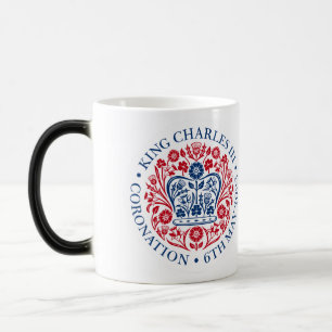 Koning Charles III 3e officiële Logo Mok. Magische Mok