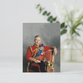 Koning Charles III Briefkaart (Staand voorkant)