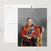 Koning Charles III Briefkaart (Voorkant / Achterkant)