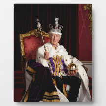 Koning Charles III Buckingham Palace portret