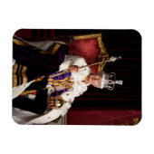 Koning Charles III Buckingham Palace portret Magneet (Horizontaal)