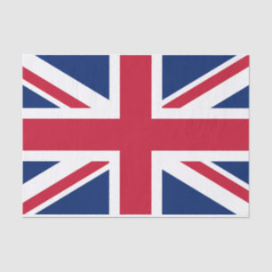 Koning Charles III Coronation, Britse vlag, partij Tissuepapier