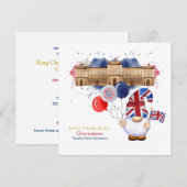 Koning Charles III Coronation Fun Gepersonaliseerd Kaart (Voorkant / Achterkant)