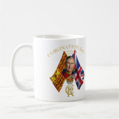 Koning Charles III Coronation Herdenking Koffiemok (Links)