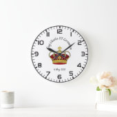 Koning Charles III Coronation-herdenkingsklok Grote Klok (Huis)