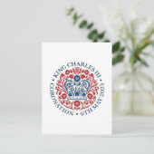 Koning Charles III HerdenkingsBriefkaart Briefkaart (Staand voorkant)