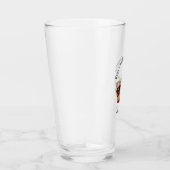 Koning Charles III Herdenkingsherdenkingstumbler Glas (Rechts)