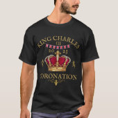 Koning Charles III Koninklijke Kroning 2023 Britse T-shirt (Voorkant)