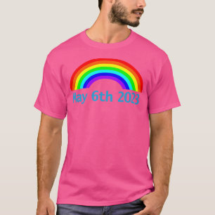 Koning Charles III Kroning Regenboog 6 mei 2023 T-shirt