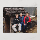 Koning Charles III prinsen William en Harry 2005 Briefkaart (Voorkant)