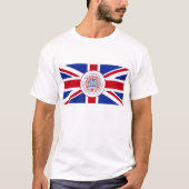 Koning Charles III Royal Coronation Logo Patriotic T-shirt (Voorkant)