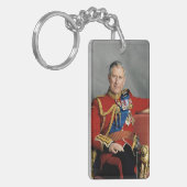 Koning Charles III Sleutelhanger (Voorkant Links)