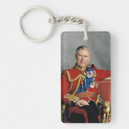 Koning Charles III Sleutelhanger