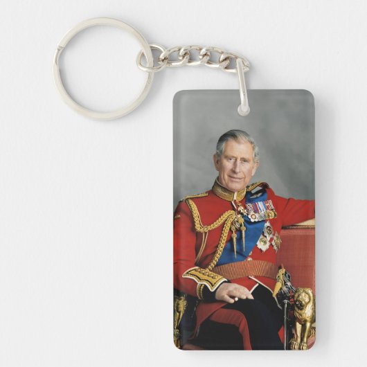 Koning Charles III Sleutelhanger (Voorkant)