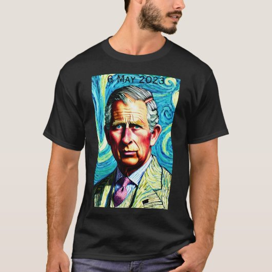 Koning Charles III T-Shirt (Voorkant)