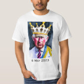 Koning Charles III T-Shirt (Voorkant)