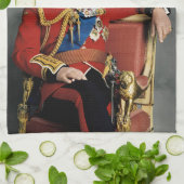 Koning Charles III Theedoek (Gevouwen)