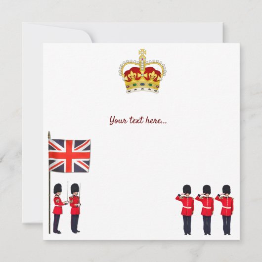 Koning Charles III Uitnodiging (Achterkant)