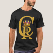 Koning Charles Iiiking 3e kroning 2023 CR Troon T-shirt (Voorkant)