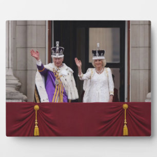Koning Charles Queen Camilla balcony coronation da Fotoplaat