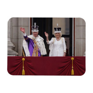 Koning Charles Queen Camilla balcony coronation da Magneet