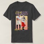 Koning Charles Retro Esthetisch Fan Design 3 T-shirt (Design voorkant)
