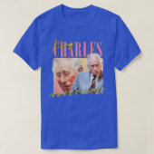 Koning Charles Retro Esthetisch Fan Design 4 T-shirt (Design voorkant)