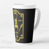Koning Charles Royal Coronation 2023 Latte Mok (Rechterhoek)