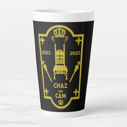 Koning Charles Royal Coronation 2023 Latte Mok (Voorkant)
